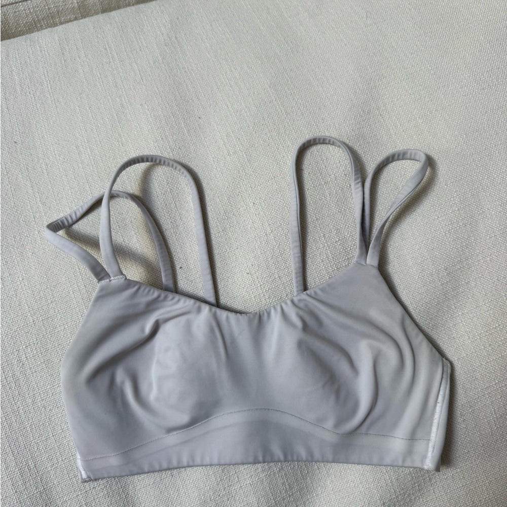 White Lululemon like a cloud bra